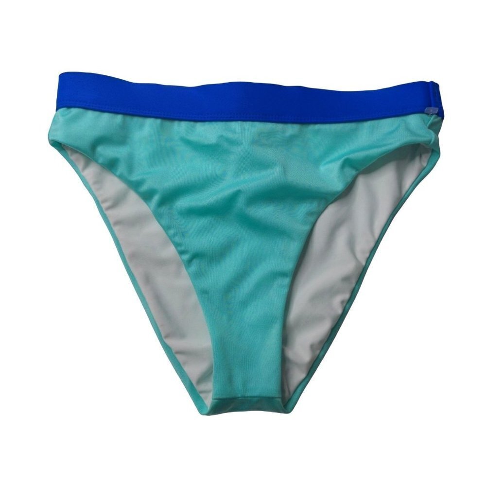 VYB Bikini Swimsuit Bottom Womens XS Blue Green‎ New Without Tag